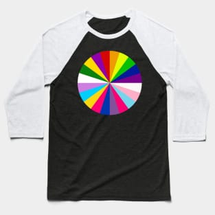 Pride Color Wheel Baseball T-Shirt